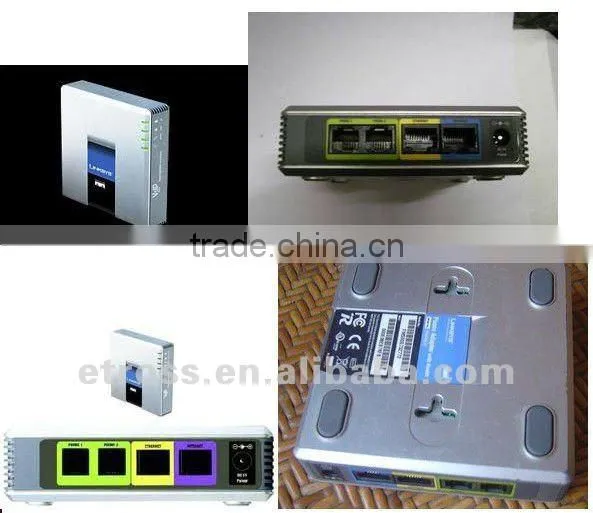 new and hot VOIP Adapter Linksys SPA2102 With 2 FXS Phone ports