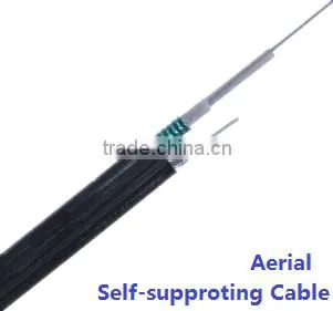 G657 SM Drop Flat Optical Fiber Self Support FTTX Drop Cable