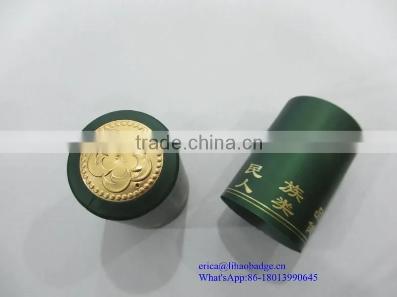 sulppy PVC cap, heat shrink cap, wine bottle sealing sleeve