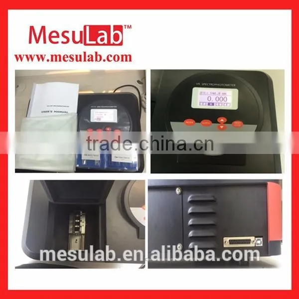 325-1000nm price of LCD Screen visible Spectrophotometer