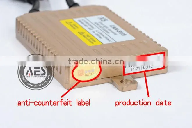 Slim xenon light ballast 35w/55w hid xenon ballast
