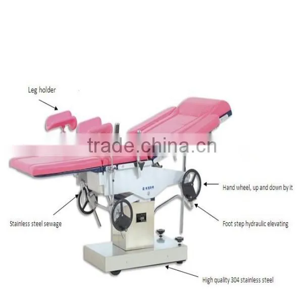 obstetric delivery bed used hospital labor and facial bed