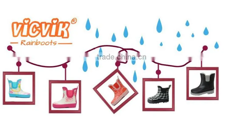 New Fashion women transparent ankle cheap pvc rain boots with lace