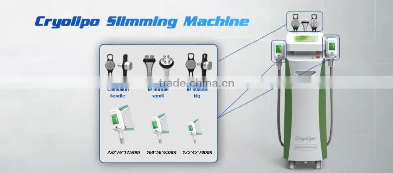 Trade assurance! 5 handles cryolypolisis freezing equipment cool shape fat freezing machine