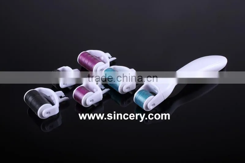 Derma Roller Titanium 540 Dermaroller for Face and Body Massage