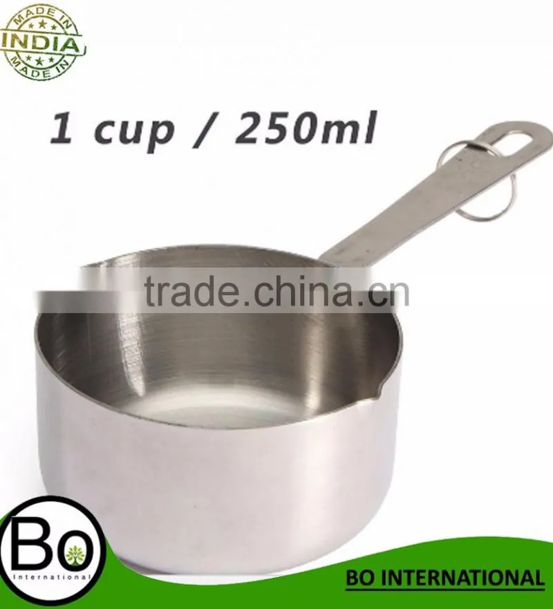 New Arrival 4pcs 1/4-1inch Stainless Steel Measuring Cups Spoon Set For Kitchen Measure Tool