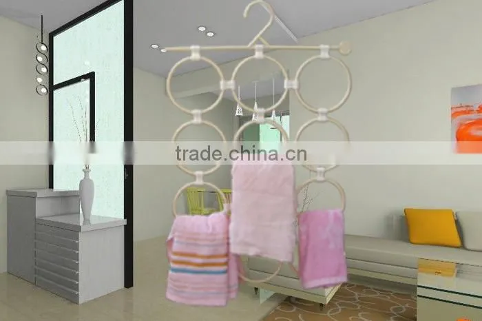 Cloth Hanger/Circle Hanger/Plastic Changeable Hanger/Towel and Tie Hanger