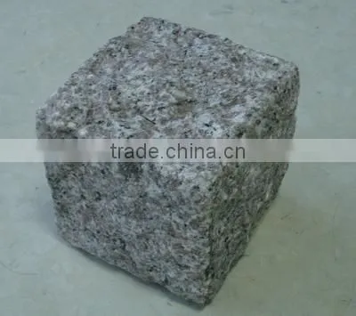 Granite Paving Stone,10x10 Grey Granite Cube Stone,Cobble Stone