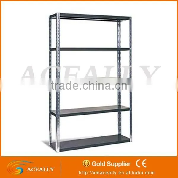 adjustable light duty industrial slotted angle post iron shelving