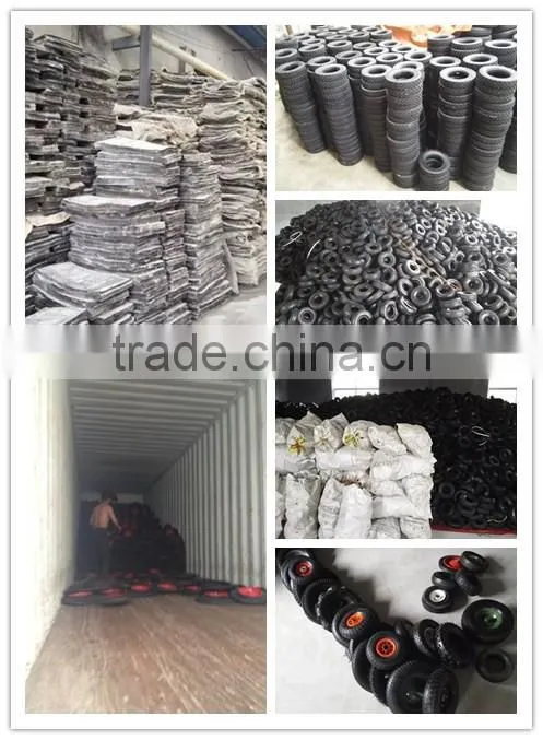 2.50-4 hand truck solid rubber wheels