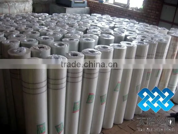 Orange color fiberglass mesh cloth (factory)