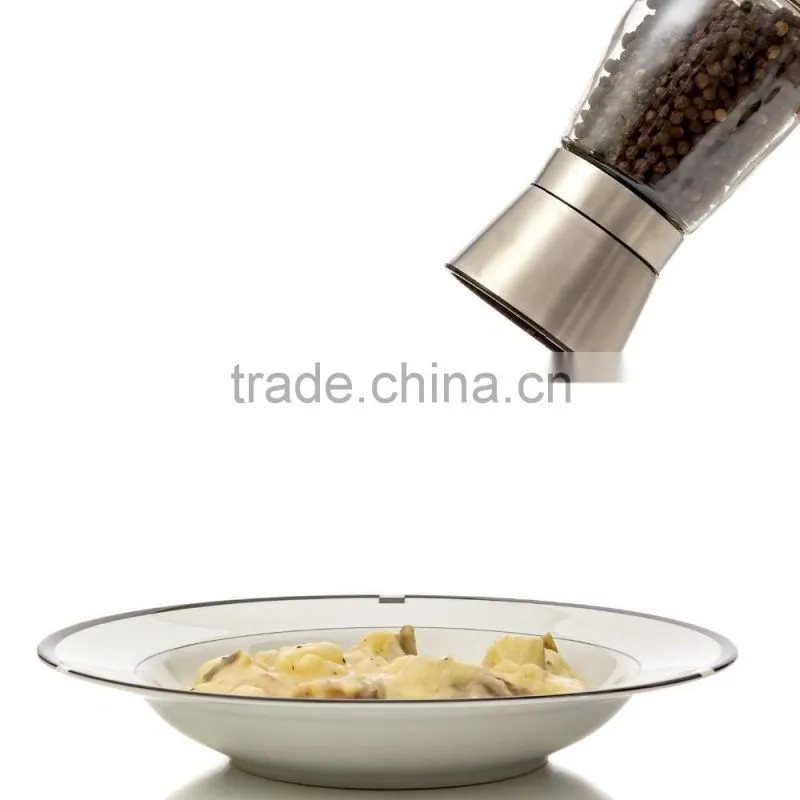 304 Stainless steel 18/8 Salt and Pepper Grinder Set
