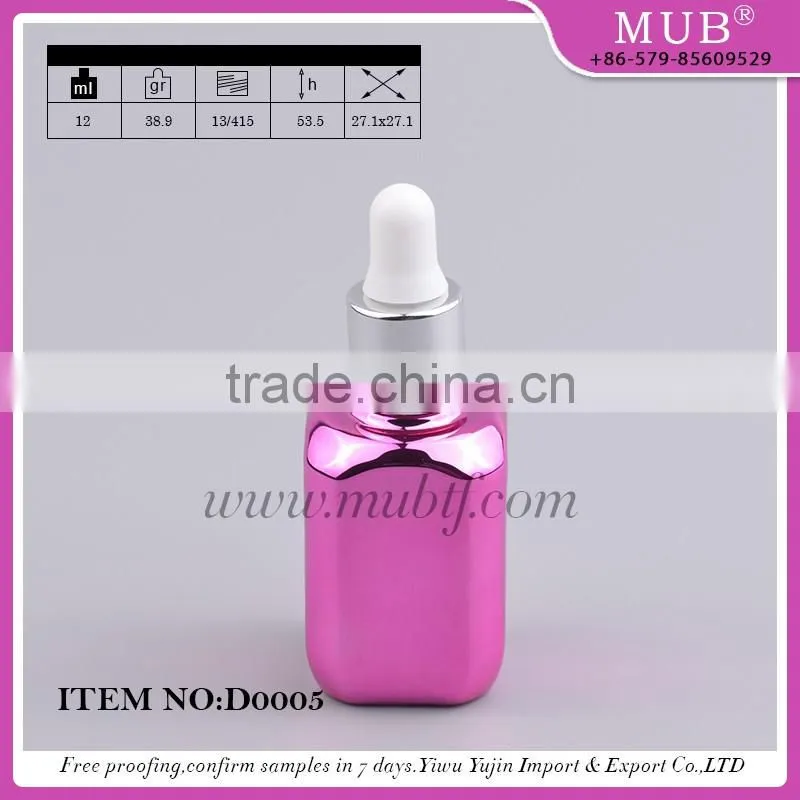 Empty refillable perfume glass bottle aluminum perfume bottle wholesale