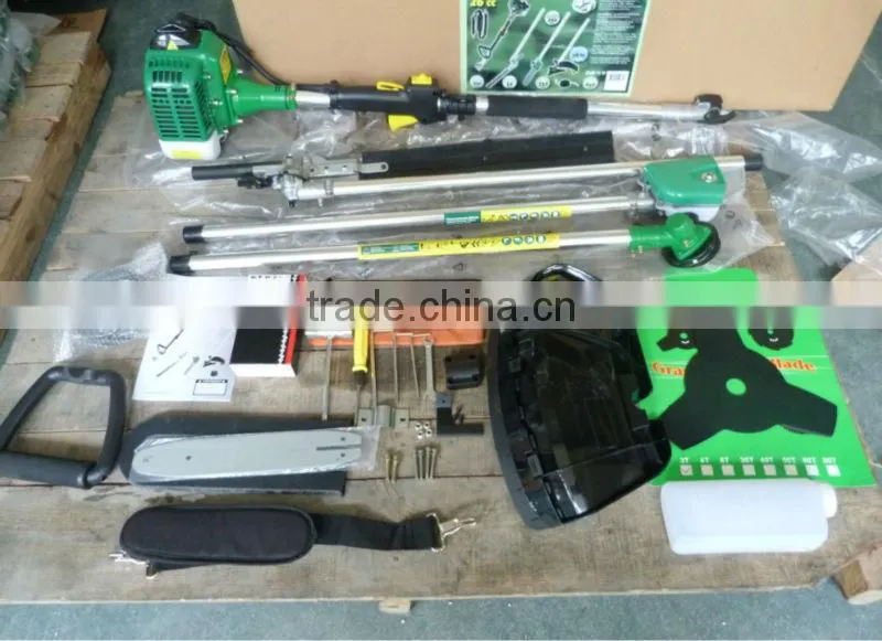 4 in 1 gasoline petrol Multi-functional cutter 43 CC pole pruner pole saw pole trimmer