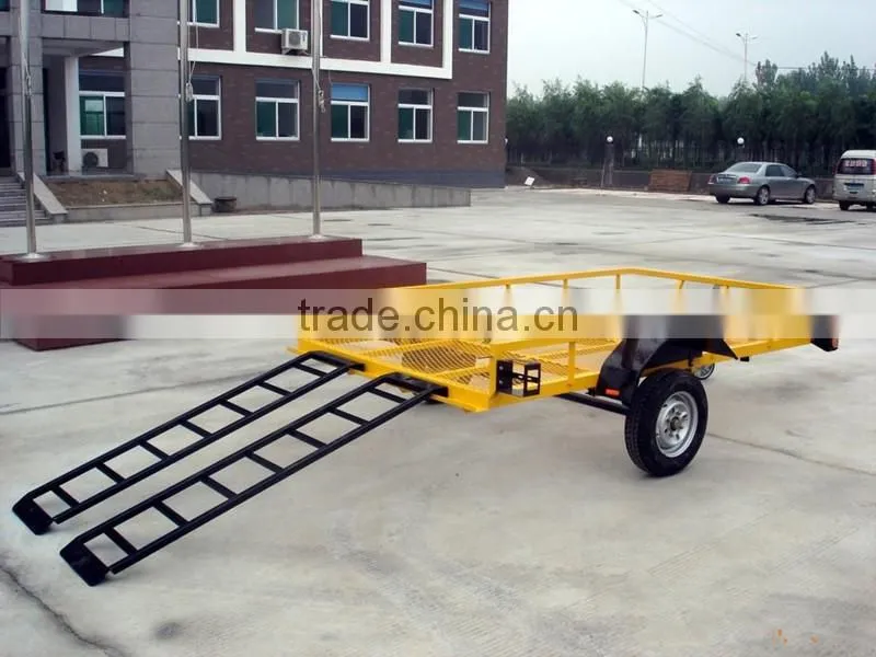 Steel materials ATV semi trailer , travel semi trailer , camper semi trailer for sale