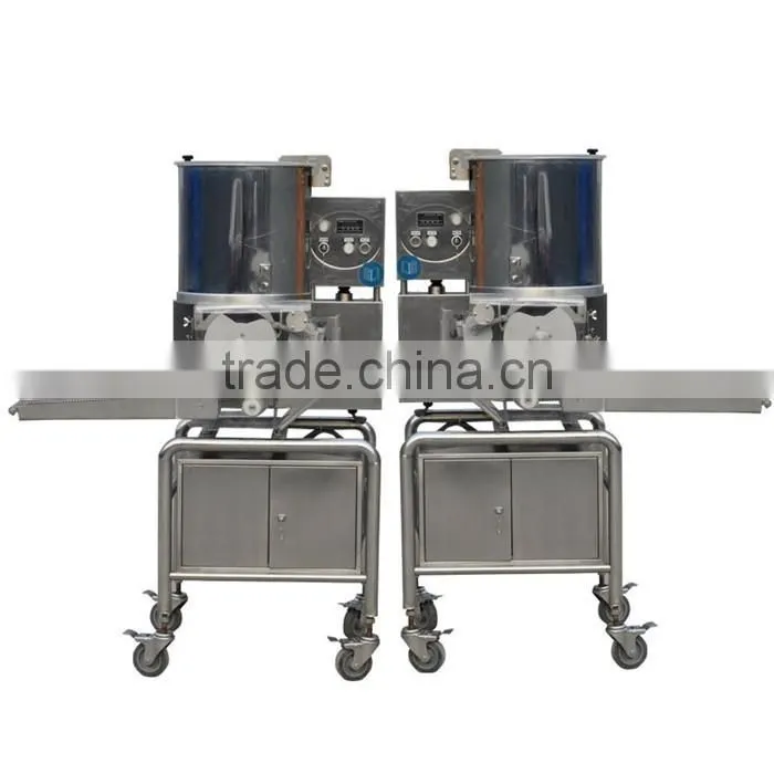 commercial suffed burger patty maker/automatic hamburger patty maker