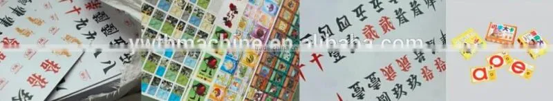 Automatic Industrial Playing Cards Cutting Machine for Poker Factory