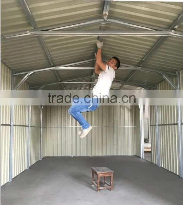 garden shed house new trend product manufacturer gable roof steel tube carpots