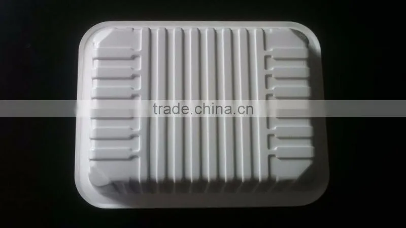 White PP disposable plastic food packaging take out containers food box