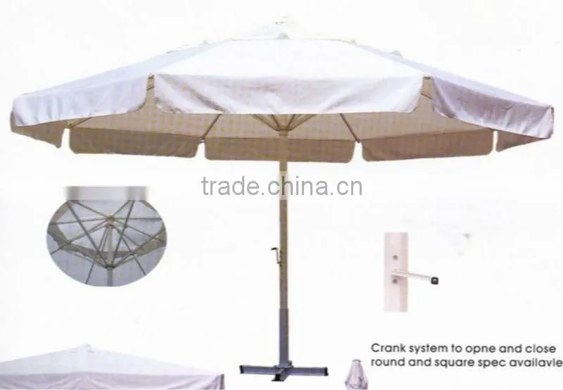 white outdoor large sun umbrella 11121-4
