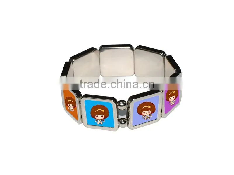 2017 New Fashionable Alloy Bracelet Necklace Earring Sublimation Jewellery