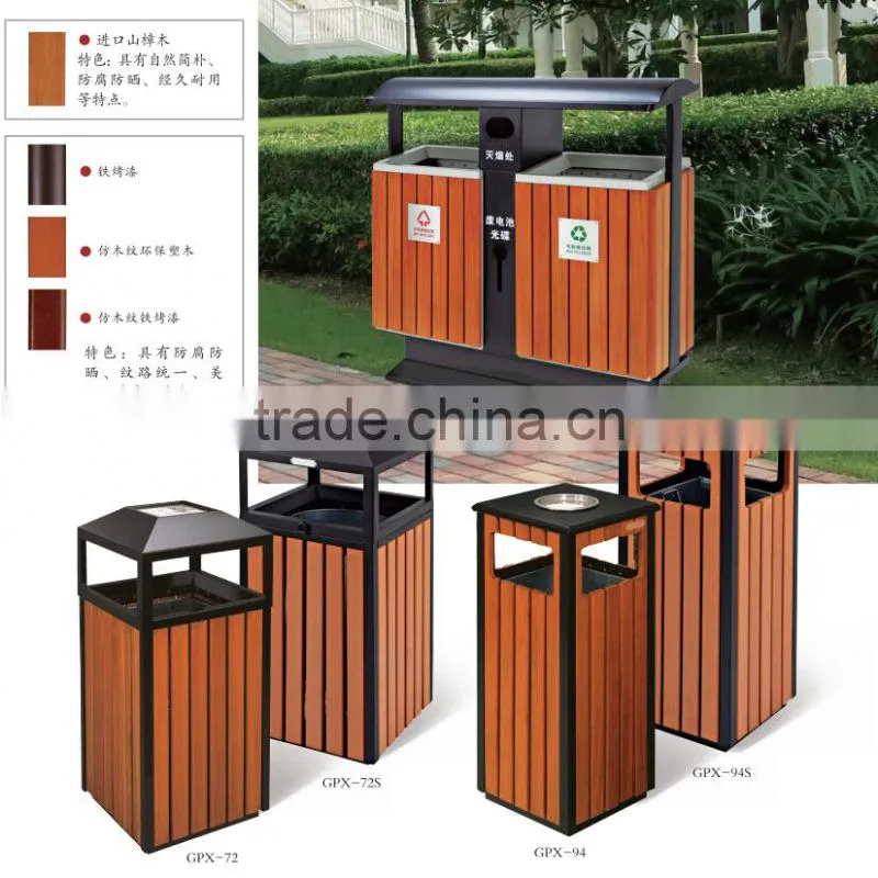 Metal Garbage Cans for Hotel Garden Park Hospital Airport School