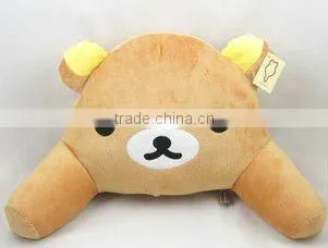 Stock supply fashion plush cute new bear cushion toys small order