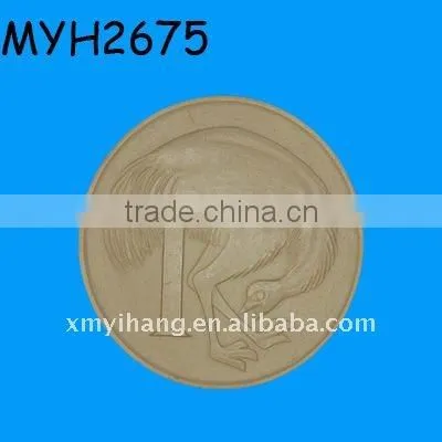 resin Sabertooth Tiger gold medallions coin