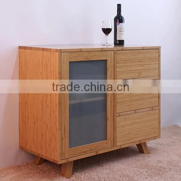 Solid bamboo furniture livingroom storage sideboard