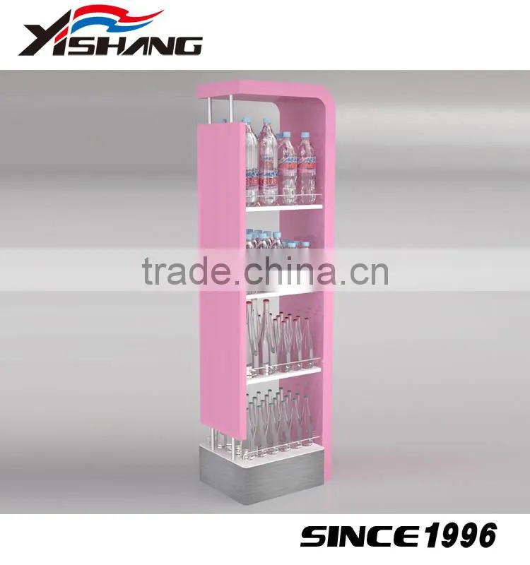 Customized mineral water bottle display stands joyshaker