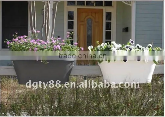 vacuum forming fence small plastic flower pots customized flowerpot on the wall