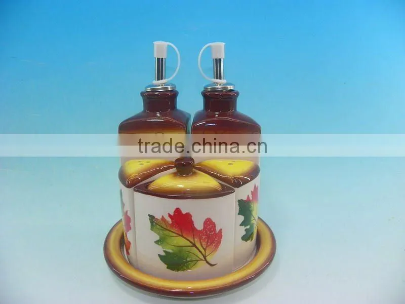 cheapest stylish ceramic oil and vinegar jar sets