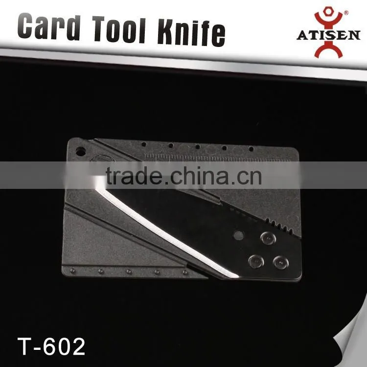 Hot Sale Folding Credit Card Knife Outdoor Survival Camping Multi Tools