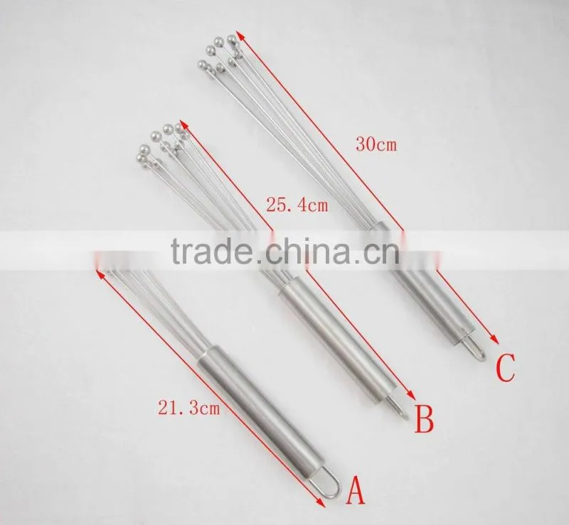 Food Safety Stainless Steel Manual Egg Beater