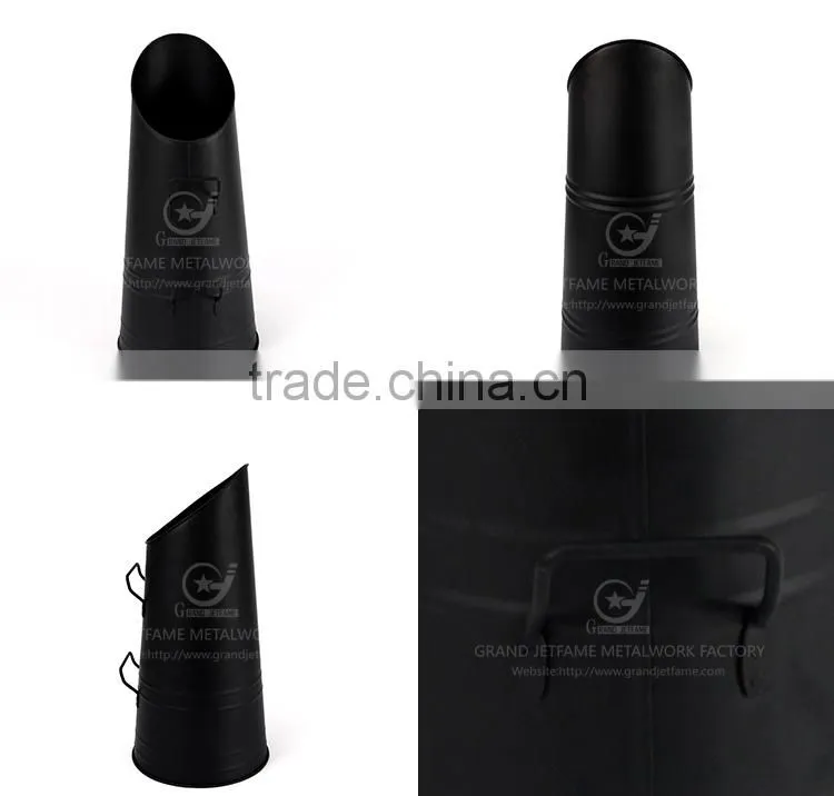 iron powder coating steel ash bucket metal coal bucket