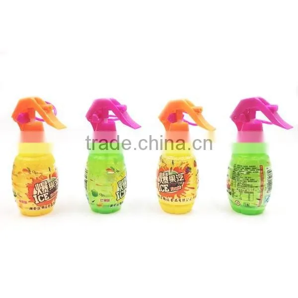 Funny Boom Shape Sour Spray Liquid Candy Toys Candy