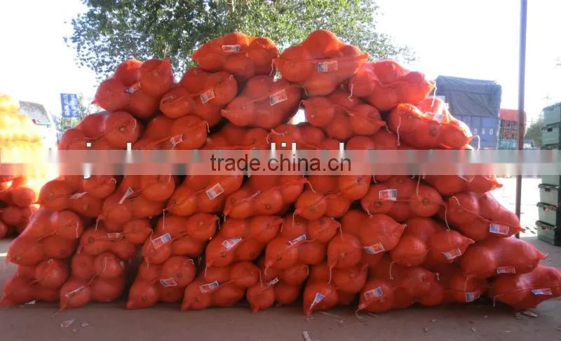 China tubular onion sacks, high quality leno net bags