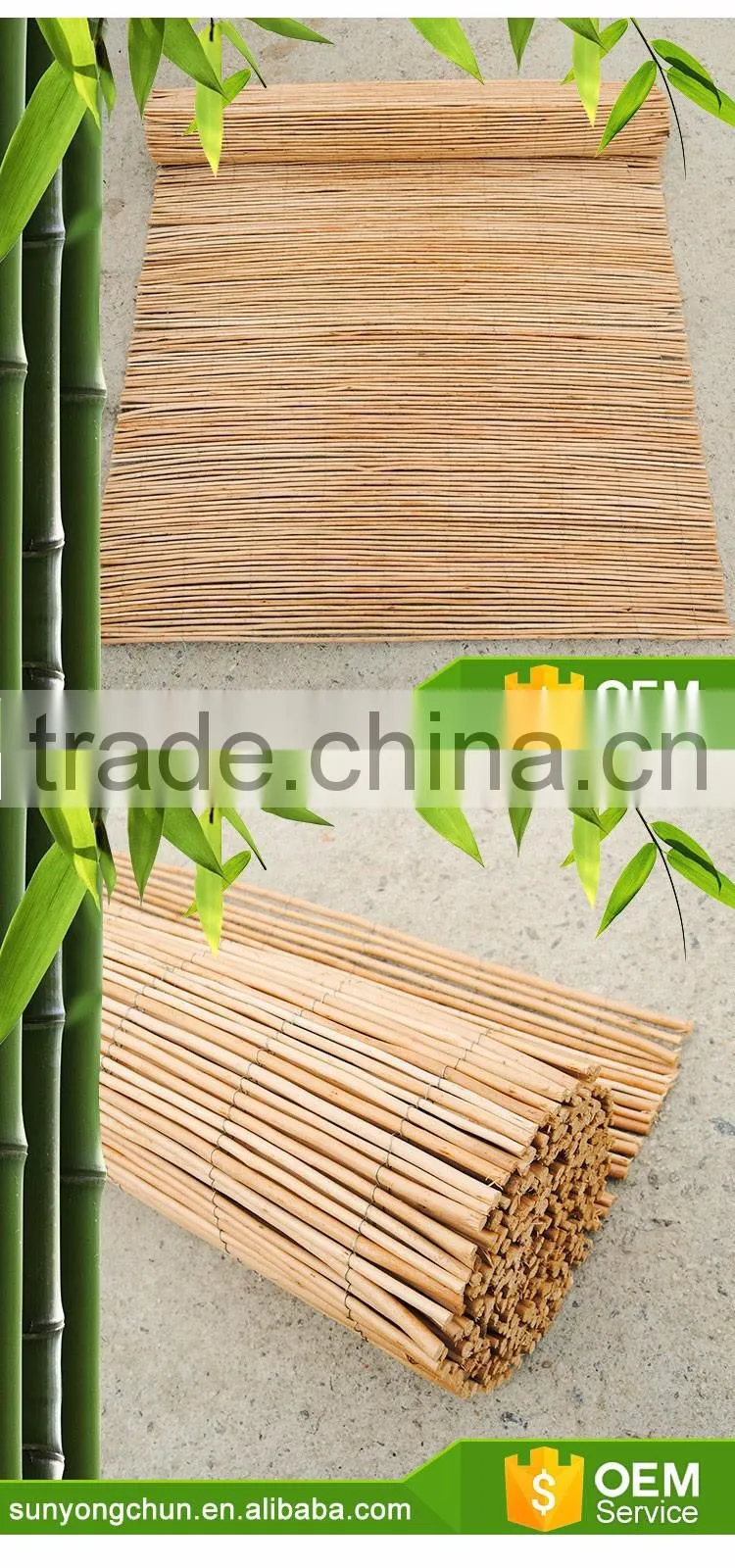 original manufacture of willow mat screening garden re- furnishment