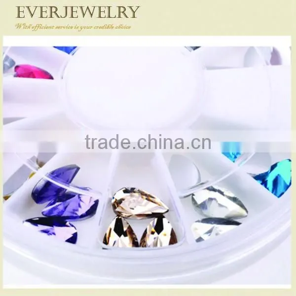 Wholesale flatback nail diamond and nail art rhinestone, nail crystal beads