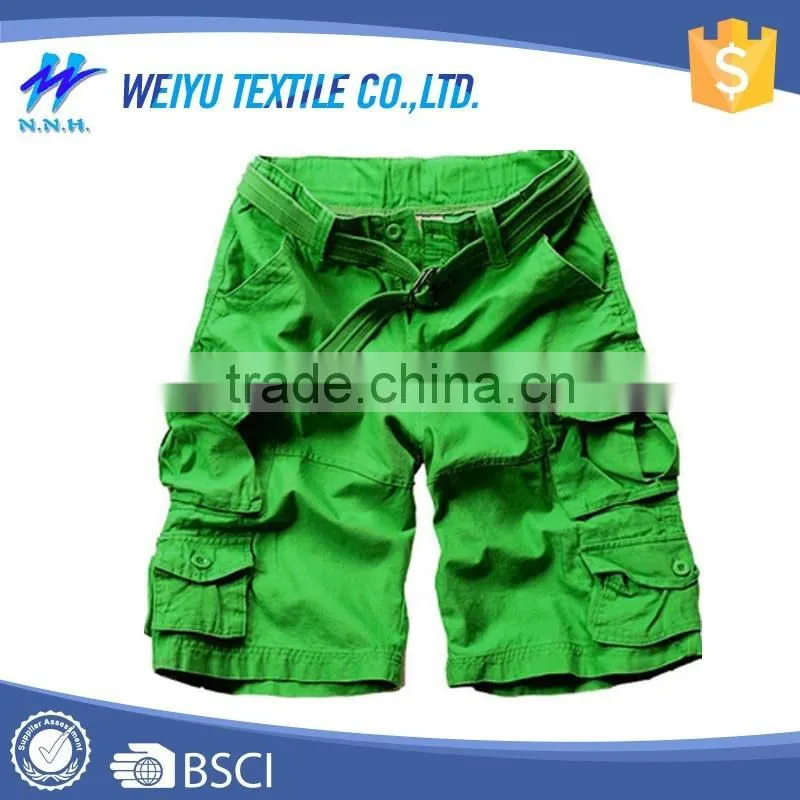 Customized twill cotton men cargo shorts plus size