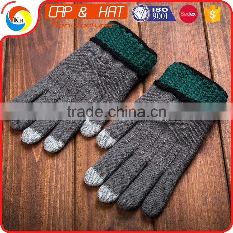 cotton Arcylic Glove Smart Phone Winter Warm Touch Screen Gloves Best Promotional Gift