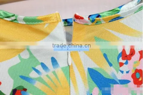 2014 Women Short Ladies Rompers Two Piece set and Crop top Evening Club Dress Casual Floral Printed Sexy Bodycon Jumpsuit