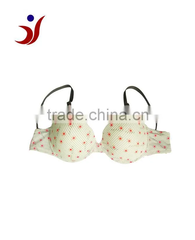 Top quality print bra & sexy lovely girl bra