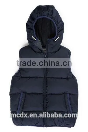 boys hooded gilet sleeveless jackets
