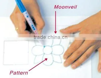 Blue color transfer marker for DIY handicraft transfer picture onto cloth easily wash off # TMB08
