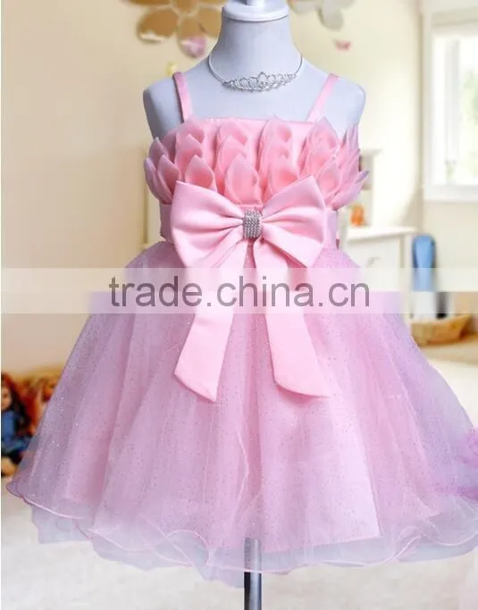 Wholesale baby dress up games, baby girl birthday party wedding dresses kids clothes