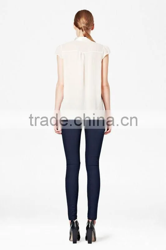 Ladies Cap Sleeve Blouse Top