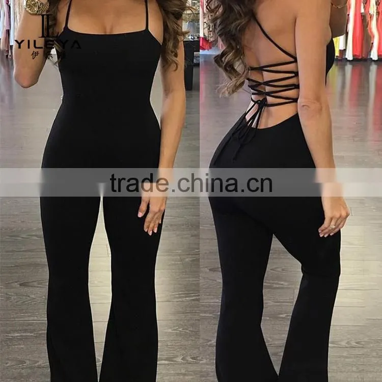 Women rompers and jumpsuits 2017,party wear jumpsuits women 2017 long pant polyester