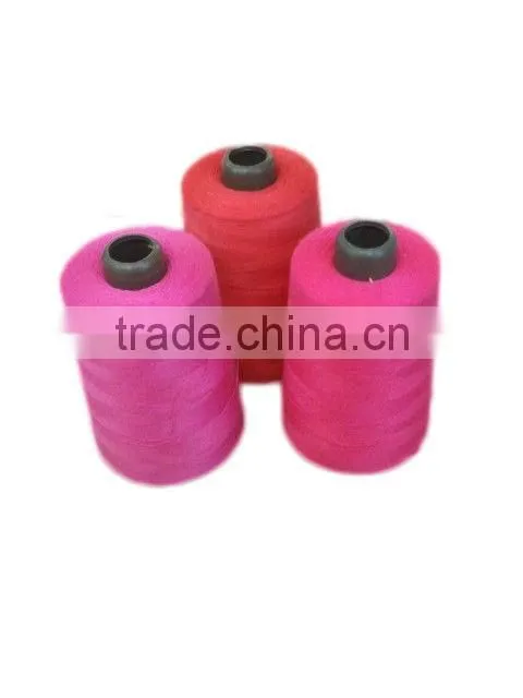 100% polyester Spun sewing thread