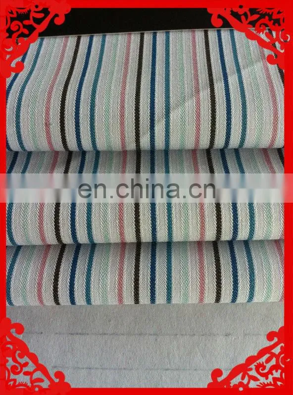 2014 fashion latest new Italy design pattern BAMBOO 100 cotton yarn dyed woven fabric